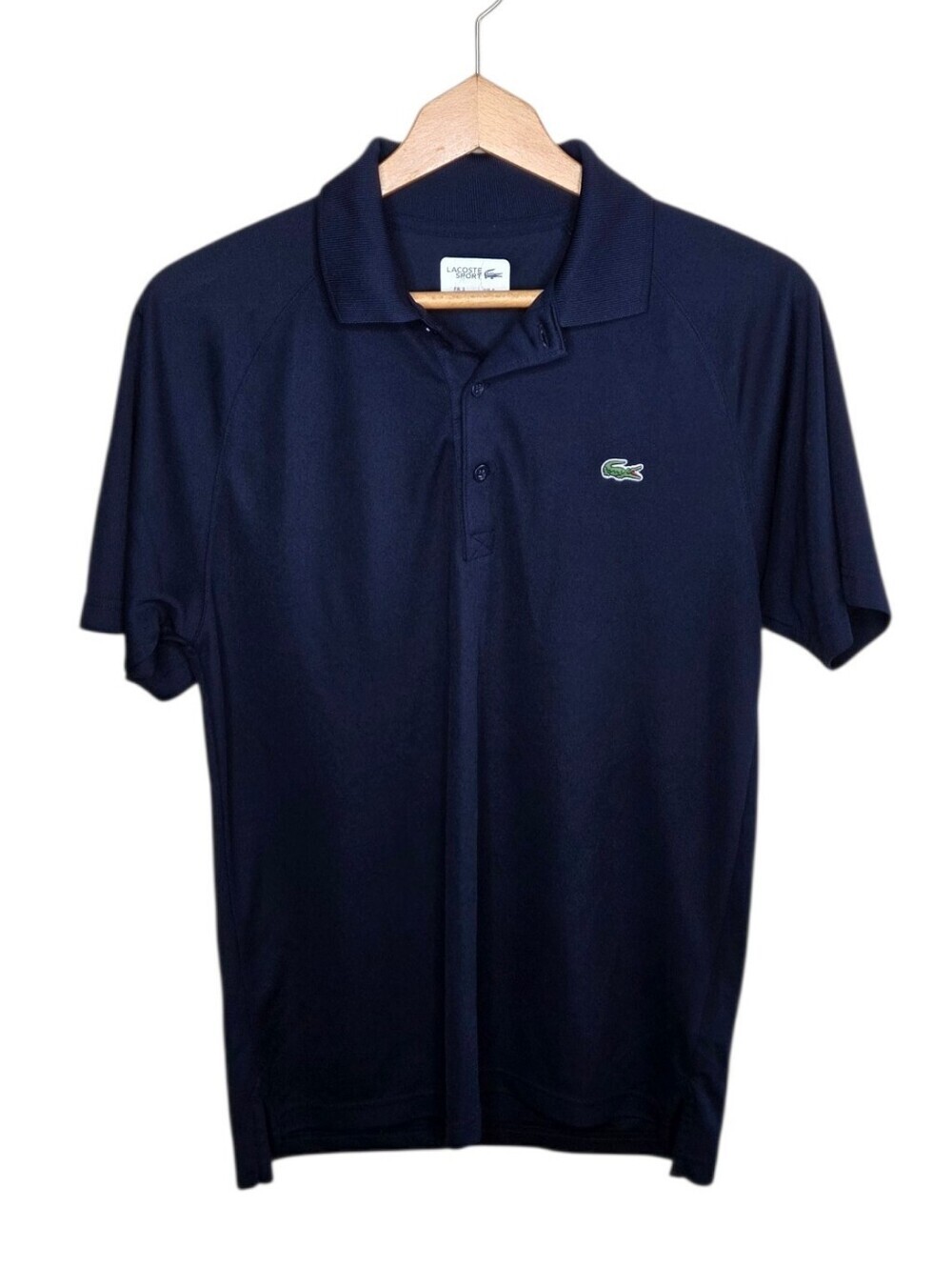 Lacoste Sport Navy Blue Polo Size Small Preppy Classic Casual Golf Work